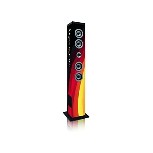  [아마존베스트]-Service-Informationen iCES IBT-6 Bluetooth Floor Speaker - 40 Watt RMS - PLL FM Radio - USB Input - SD Card Slot - AUX Input - with Remote Control - Germany