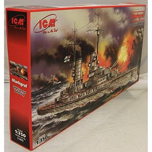  ICM Models Markgraf WWI German Battleship Building Kit