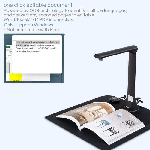  [아마존 핫딜] ICODIS iCODIS X9 Book & Document Camera, 21MP High Definition Professional Book Document Scanner, Auto-Flatten & Deskew Tech, Capture Size A3, Smart Multi-Language OCR,SDK & Twain for Off