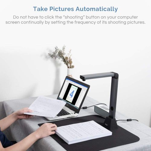  [아마존베스트]iCODIS Document Camera X3, High Definition Portable Scanner for Teacher, Not Compatible with MAC, Capture Size A3, Multi-Language OCR and English Article Recognition