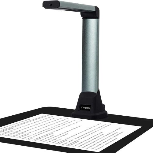  iCODIS Portable Document Camera X1, A4 Document Scanner for Teacher, Professional Scanner with Multi-Language OCR, SDK & Twain for Windows Only