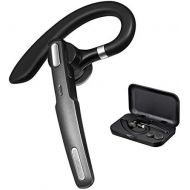 [아마존베스트]ICOMTOFIT Bluetooth Headset, Wireless Bluetooth Earpiece V4.1Hands-Free Earphones with Noise Cancellation Mic for Driving/Business/Office, Compatible with iPhone and Android (Gray)