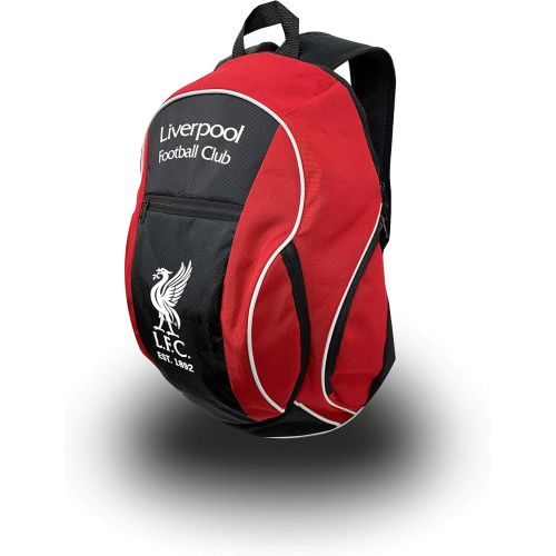  ICON SPROTS Liverpool FC Backpack, Official Liverpool School, Mochila, Book Bag Cinch, Shoe Bag, Soccer Ball Backpack