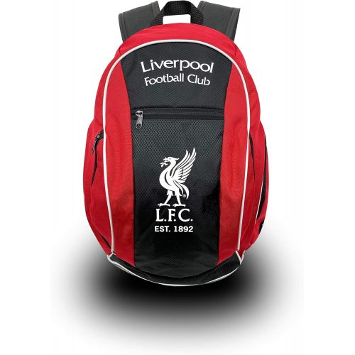  ICON SPROTS Liverpool FC Backpack, Official Liverpool School, Mochila, Book Bag Cinch, Shoe Bag, Soccer Ball Backpack