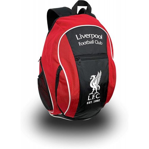  ICON SPROTS Liverpool FC Backpack, Official Liverpool School, Mochila, Book Bag Cinch, Shoe Bag, Soccer Ball Backpack