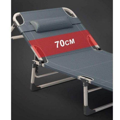  ICampingbed Folding Camping Guest Bed- Comfortable Free Backrest 5-Speed Adjustment, Portable Camp Cot Sun Lounger- Support 300lbs for Adults Kids Double Layer with Carry Bag