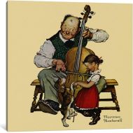 ICanvasART iCanvasART 1 Piece Christmas Dance Canvas Print by Norman Rockwell, 18 x 181.5 Deep