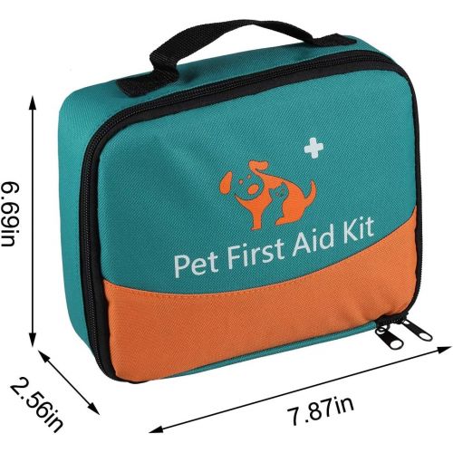  ICare-Pet iCare-Pet Pet First Aid Kit with Thermometer & Veterinary Otoscope for Home Care and Outdoor Travel to Care Our Dogs/Cats