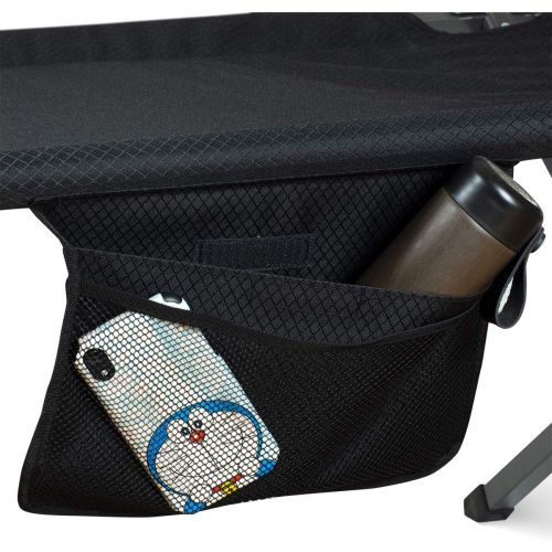  [아마존베스트]iClimb Oversize Heavy Duty Camping Folding Cot with Carry Bag and Side Pocket