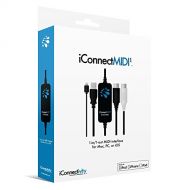 IConnectivity iConnectMIDI1 Lightning Version, 1-in 1-out USB to MIDI Interface for Mac, PC and iOS