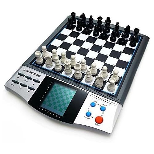  [아마존베스트]iCore Magnet Chess Sets Board Game, Electronics Travel Talking Checkers Master Pro 8 in 1, Portable Chessboard Tournament for Kids and Adults