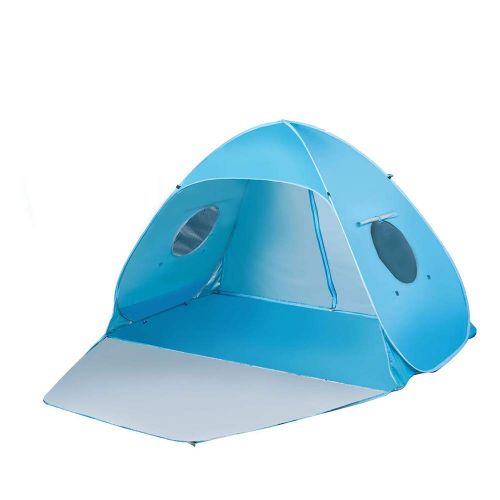  ICorer iCorer Extra Large Pop Up Instant Portable Outdoors 3-4 Person Beach Cabana Tent Sun Shade Shelter Sets Up in Seconds, Blue, 78.7 L X 47.2 W X 51.2 H