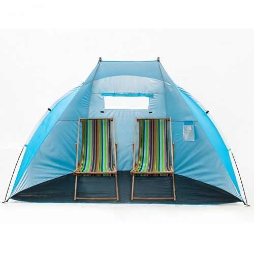  ICorer iCorer Extra Large Outdoor Portable EasyUp Beach Cabana Tent Sun Shelter Sunshade, 94.5 L x 47.2 W x 55 H