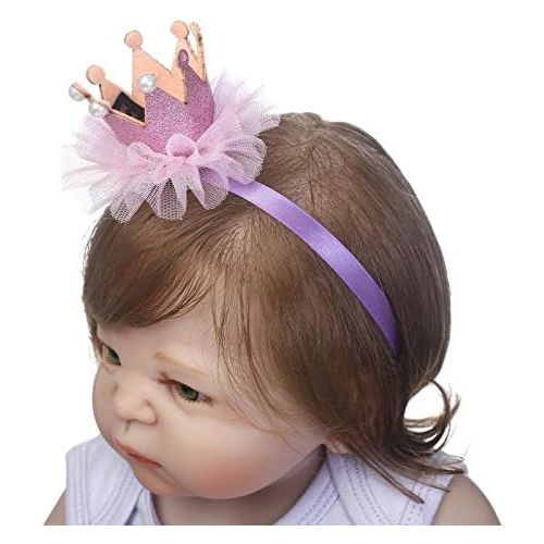  ICradle iCradle Realistic Lifelike 23 Inch 57cm Soft Silicone Reborn Baby Beautiful Girl Doll Toddler Full Body Vinyl Newborn Dolls Anatomically Correct