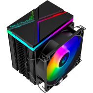 ID-COOLING SE-914-XT ARGB Cooler 131mm Height CPU Air Cooler Addressable RGB Light Sync with Motherboard(5V 3-PIN Connector) 92mm PWM Fan 4 Heatpipes CPU Fan for Intel/AMD, LGA 170
