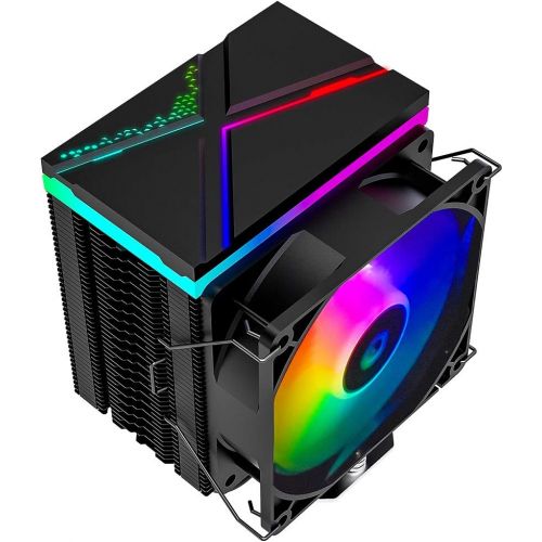  ID-COOLING SE-914-XT ARGB Cooler 131mm Height CPU Air Cooler Addressable RGB Light Sync with Motherboard(5V 3-PIN Connector) 92mm PWM Fan 4 Heatpipes CPU Fan for Intel/AMD, LGA 170