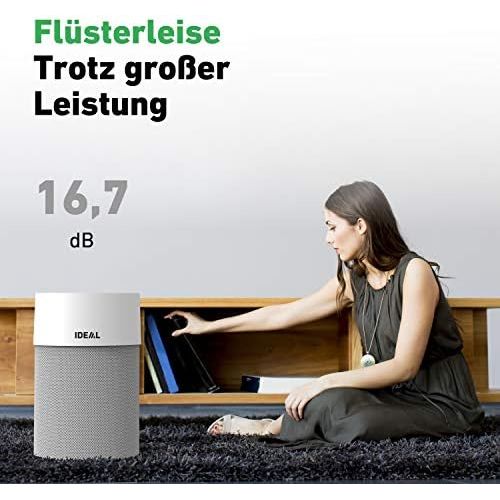  [아마존베스트]IDEAL - Luftreiniger AP40 PRO bis 50m² | Made in Germany | HEPA Filter und Aktivkohlefilter, CADR 434 m³/h, 99,99% Filterleistung (Feinstaub, Allergene, Pollen, Bakterien, Zigarett