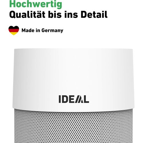  [아마존베스트]IDEAL - Luftreiniger AP40 PRO bis 50m² | Made in Germany | HEPA Filter und Aktivkohlefilter, CADR 434 m³/h, 99,99% Filterleistung (Feinstaub, Allergene, Pollen, Bakterien, Zigarett