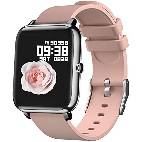  [아마존베스트]IDEALROYAL Smart Watch, P22 Fitness Activity Tracker Heart Rate Monitor with 1.4 Inch Touch Screen Waterproof Sleep Monitor Smart Watch Bluetooth Camera Control Sports Watch Men Wo