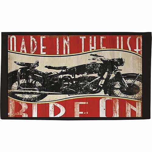  IDG Vintage Motorcycle Rug