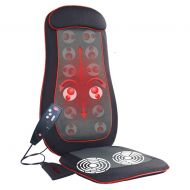 IDODO Shiatsu Back Massager, Seat Cushion Massager with Heat, Deep Kneading Rolling Vibration Chair...