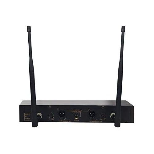  IDOLPRO IDOLmain Auto Sound Cut Off When Dropping Dual Wireless Microphone System UHF-628