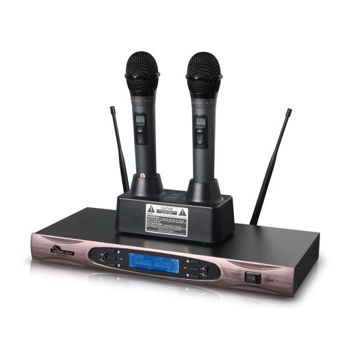  IDOLPRO IDOLpro UHF-330 Dual Rechargeable Professional Wireless Microphones