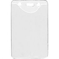 IDP Clear Vertical Badge Holder (100-Pack)