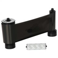 IDP SIADC-P-K Black Monochrome Ribbon with Cleaning Roller for SMART 30/50 Series Printer (Yields 1200)