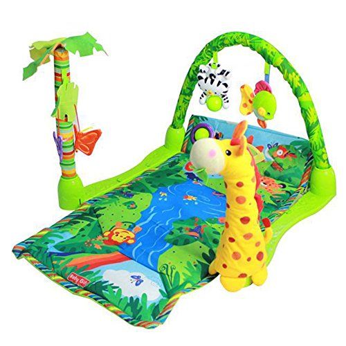  IDS Baby Gift Rainforest Musical Gym Lullaby Baby Activity Mat Play Gym Toys