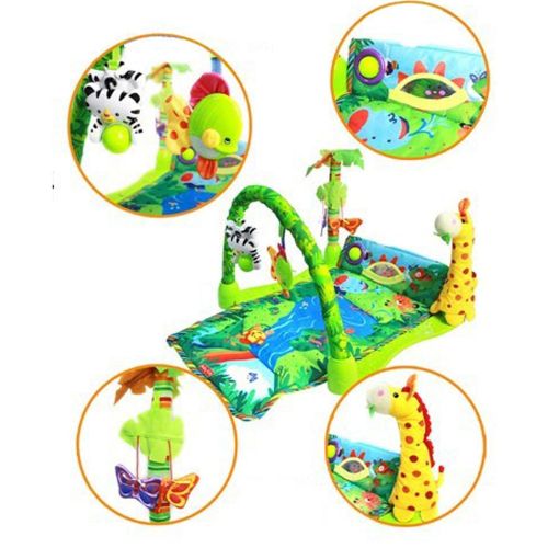  IDS Baby Gift Rainforest Musical Gym Lullaby Baby Activity Mat Play Gym Toys