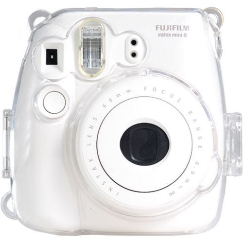  Colorful Plastic Protect Case for Fujifilm Instax Mini 8 Polaroid Camera Clear by IDS