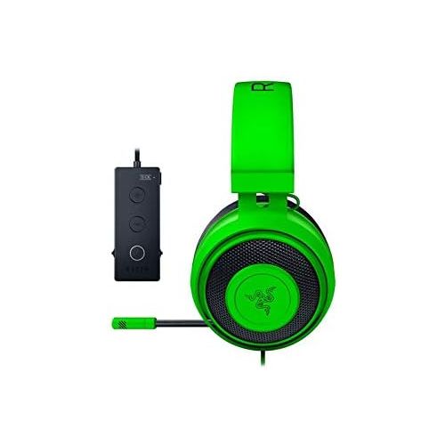 레이저 IDS Home Kraken Tournament Edition Headphones Lightweight Design Gaming Headset - Green