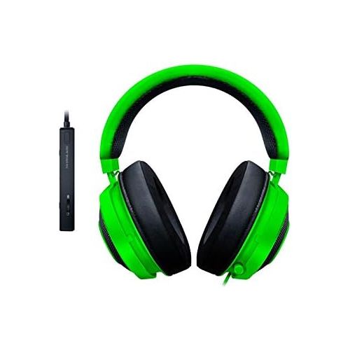 레이저 IDS Home Kraken Tournament Edition Headphones Lightweight Design Gaming Headset - Green