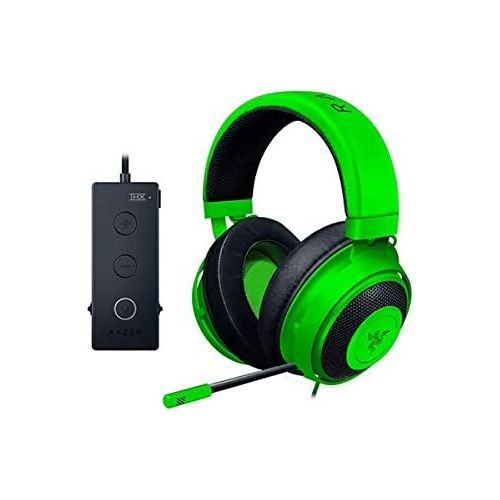 레이저 IDS Home Kraken Tournament Edition Headphones Lightweight Design Gaming Headset - Green