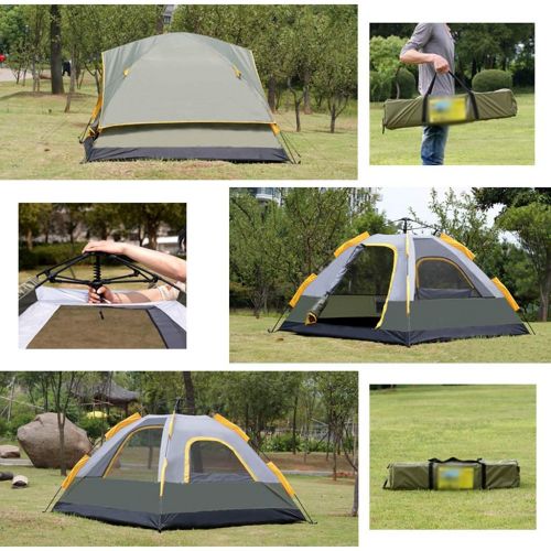  IDWO-Tent IDWO Camping Tent Instant Pop-up Tent Waterproof Ultralight Family Tent Outdoor Portable Double Layer Dome Tent