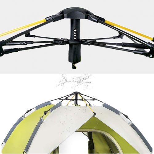  IDWO-Tent IDWO Camping Tent Instant Pop Up Tent Waterproof UV Protection 2 Person Lightweight Dome Tent, Yellow