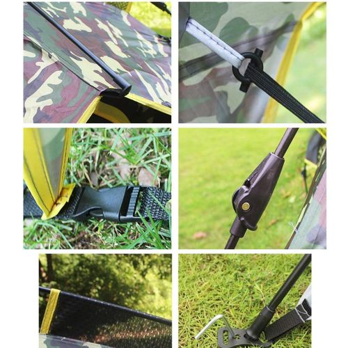  IDWO-Tent IDWO Camping Tent Camouflage Pop Up 3-4 People Festival Tent Outdoor Waterproof Portable Dome Tent