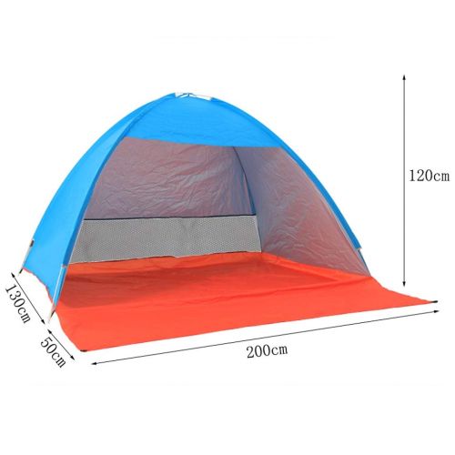  IDWO-Tent IDWO Camping Tent Waterproof Beach Tent Outdoor 1-2 Person Ultralight Instant Pop Up Tent, Blue