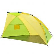 IDWO-Tent IDWO Camping Tent 1-2 Person Beach Tent Outdoor Lightweight Waterproof Festival Backpacking Tent, Green