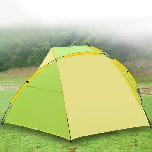  IDWO-Tent IDWO Camping Tent 1-2 Person Beach Tent Outdoor Lightweight Waterproof Festival Backpacking Tent, Green