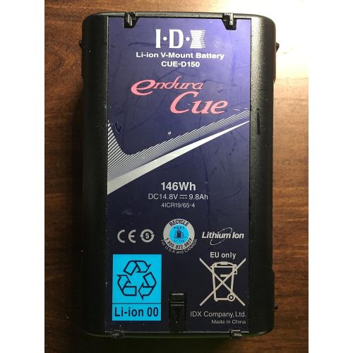  IDX Endura Cue 146Wh Lithium Ion V-Mount Battery with D-Tap