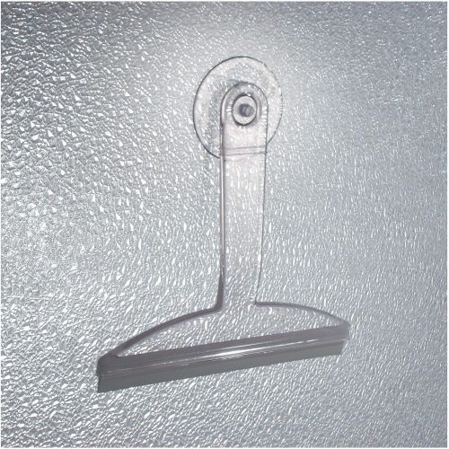  [아마존베스트]IDesign InterDesign Bathroom Shower Squeegee with Plastic Suction Cup Hook - Clear