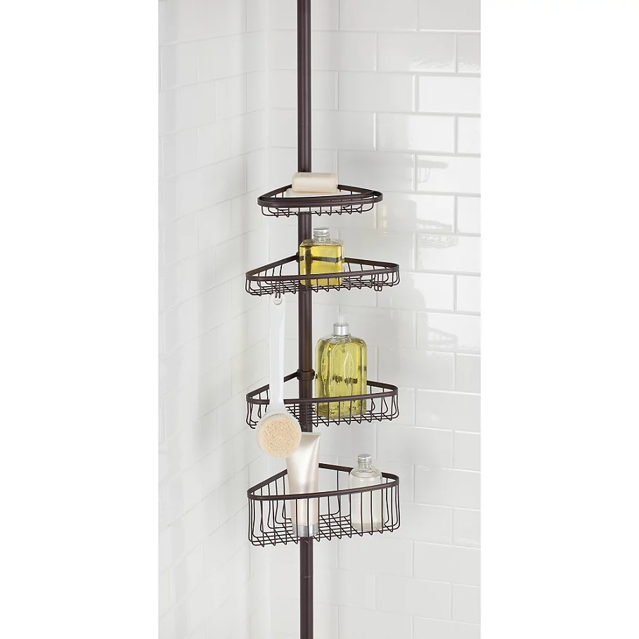  InterDesign iDesign York Tension Corner Shower Caddy