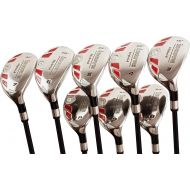 [아마존베스트]iDrive Hybrids Senior Men’s Golf All Complete Full Set, which Includes: #3, 4, 5, 6, 7, 8, 9, PW Senior Flex with Premium Mens Arthritic Grip Right Handed Utility “A” Flex Clubs