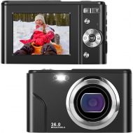 IEBRT Digital Camera,1080P Mini Kid Camera Vlogging Camera Video Camera LCD Screen 16X Digital Zoom 36MP Rechargeable Point and Shoot Camera for Compact Portable Kids Teens Gifts