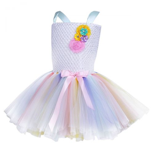  IEFiEL iEFiEL Girls Ballet Tutu Tulle Dress Birthday Party Costume Kids Princess Pageant Wedding Bridesmaid Dress