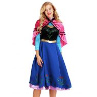 IEFiEL iEFiEL Women Adult Fancy Ball Party Dress Queen Costume Princess Cosplay Dress Up