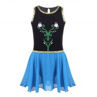 IEFiEL iEFiEL Girls Elegant Snowflake Princess School Ballet Dance Wear Party Dress Halloween Costumes