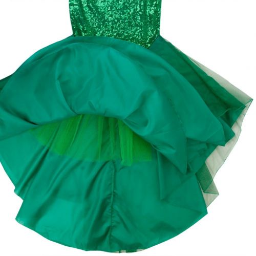  IEFiEL iEFiEL Womens Flattering Sequin Asymmetric Tail Skirt Princess Party Costume Dress